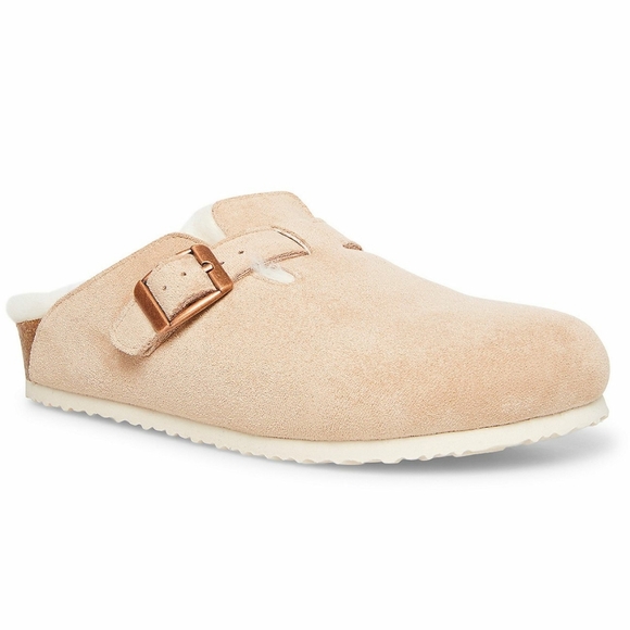 Boston Clog Mules 💕 Light Blush Clogs 👡 NWT 💖 BNIB 🌟 SIZE 7.5 💫 Fur & Suede - Picture 6 of 17